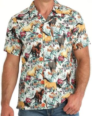 Men’s Hawaiian Horse Camp Shirt
