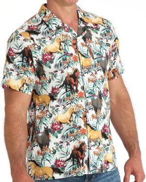Men’s Hawaiian Horse Camp Shirt