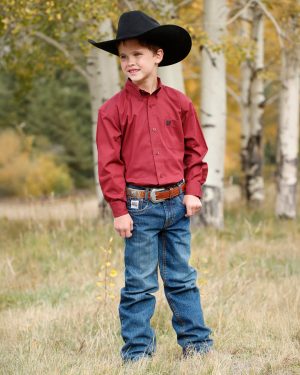 Boy’s White Label – Dark Stonewash