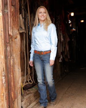 Women’s Tencel? Arena Fit Button-Down Western Shirt