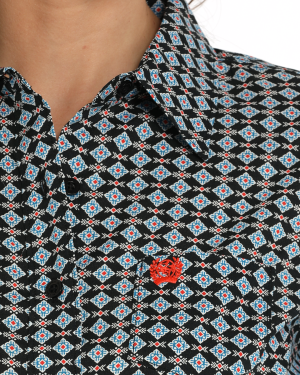 Women’s Arena Fit Button-Down Western Shirt