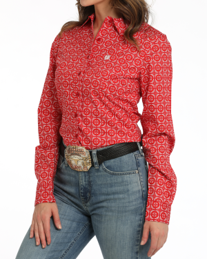 Women’s Stretch Arena Fit Button-Down Western Shirt