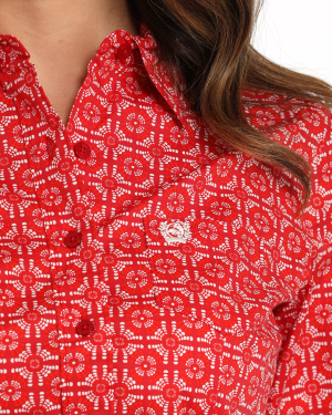 Women’s Stretch Arena Fit Button-Down Western Shirt