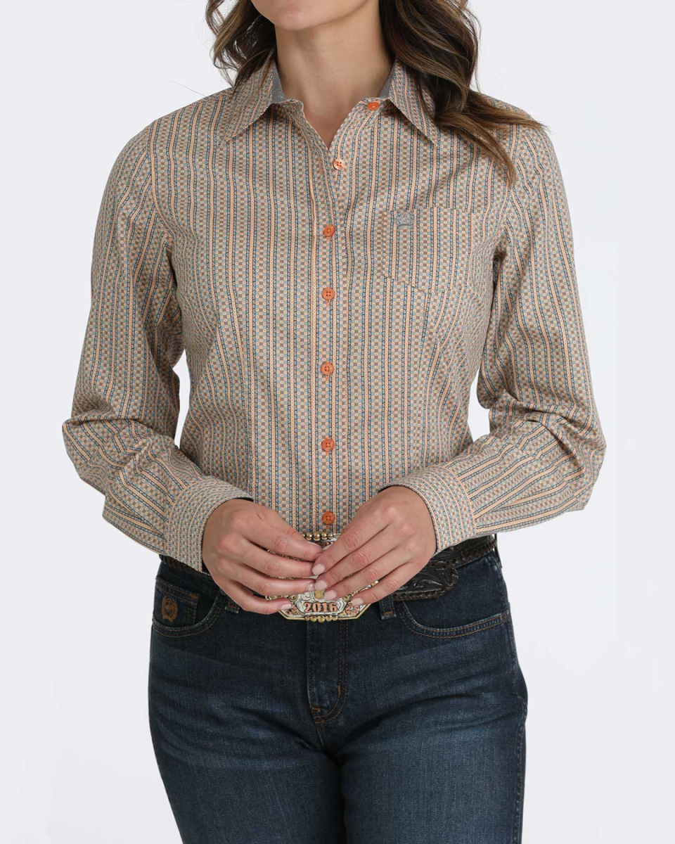 Women's Arena Fit Button-Down Western Shirt