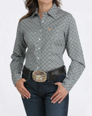 Women’s Stretch Arena Fit Button-Down Western Shirt