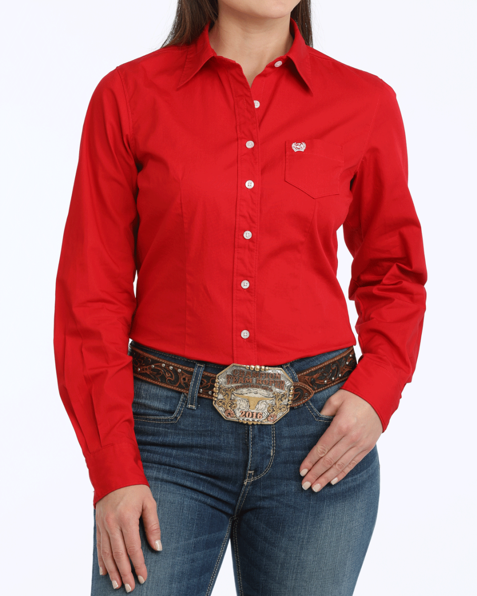 Women's Arena Fit Button-Down Western Shirt