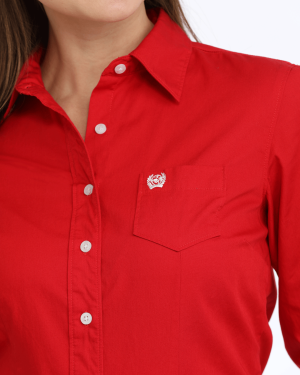 Women’s Arena Fit Button-Down Western Shirt