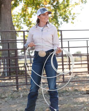 Women’s TENCEL? Arena Fit Button-Down Western Shirt