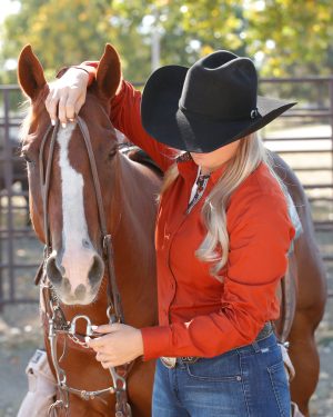 Women’s Stretch Arena Fit Button-Down Western Shirt