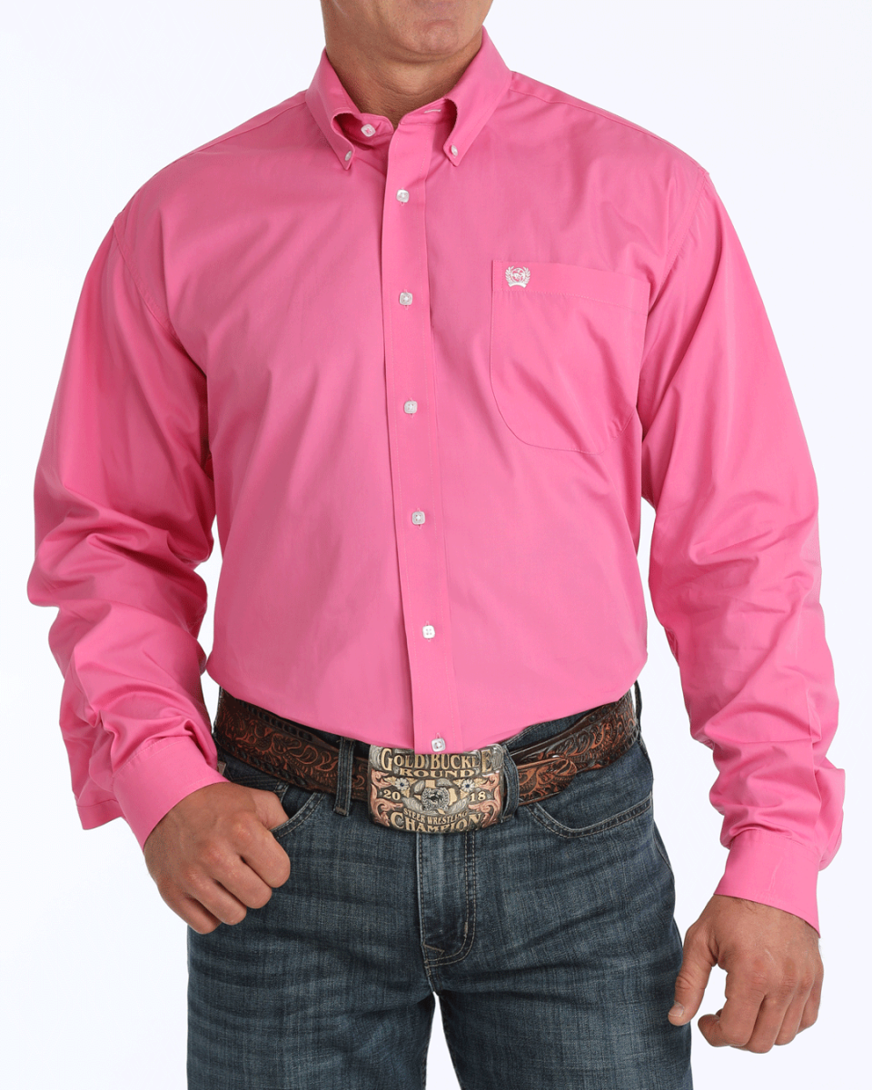 Men's Classic Fit Button-Down Western Shirt