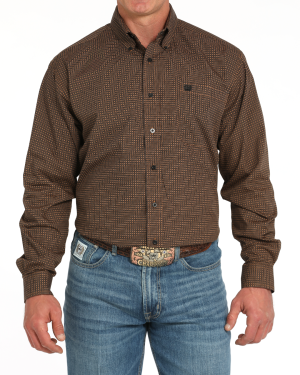 Men’s Classic Fit Button-Down Western Shirt