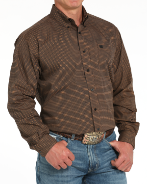 Men’s Classic Fit Button-Down Western Shirt