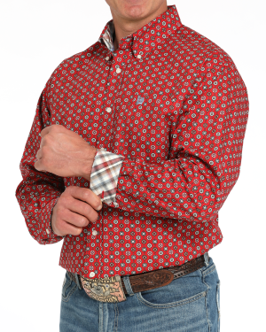 Men’s Classic Fit Button-Down Western Shirt