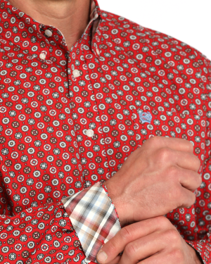 Men’s Classic Fit Button-Down Western Shirt