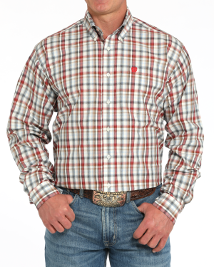 Men’s Classic Fit Button-Down Western Shirt