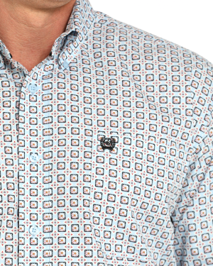 Men’s Classic Fit Button-Down Western Shirt