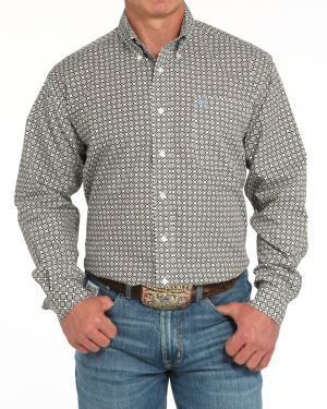 Men’s Classic Fit Button-Down Western Shirt