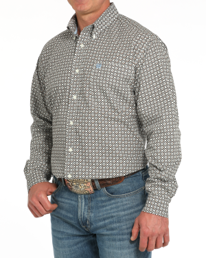Men’s Classic Fit Button-Down Western Shirt