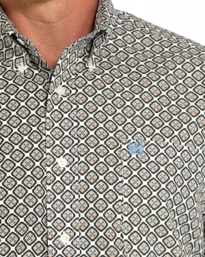 Men’s Classic Fit Button-Down Western Shirt