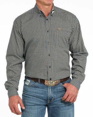 Men’s Classic Fit Button-Down Western Shirt