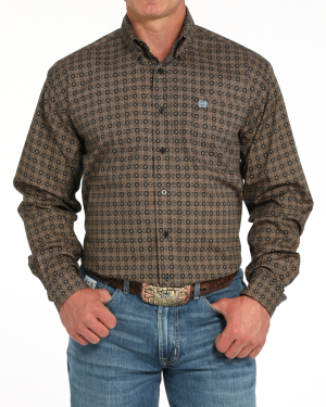 Men’s Stretch Classic Fit Button-Down Western Shirt