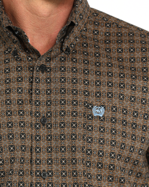 Men’s Stretch Classic Fit Button-Down Western Shirt