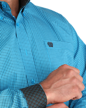 Men’s Classic Fit Button-Down Western Shirt