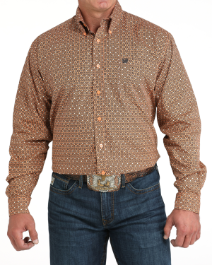 Men’s Classic Fit Button-Down Western Shirt