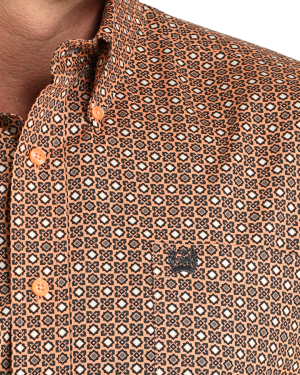 Men’s Classic Fit Button-Down Western Shirt