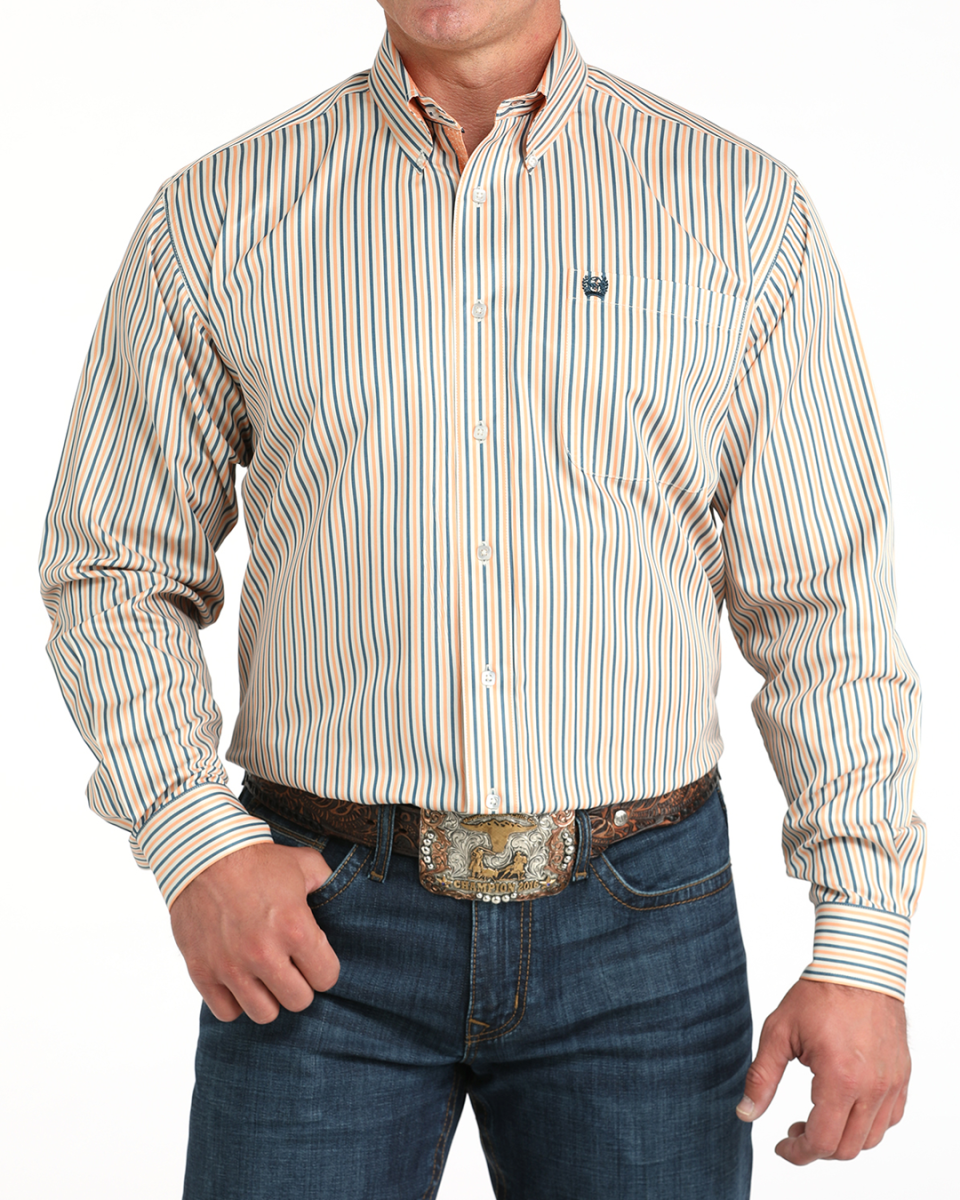 Men's TENCEL??Classic Fit Button-Down Western Shirt