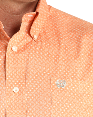 Men’s Classic Fit Button-Down Western Shirt