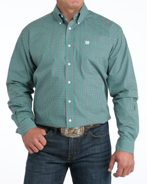 Men’s Classic Fit Button-Down Western Shirt