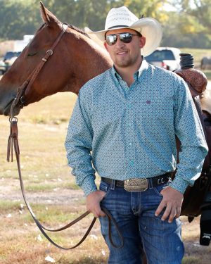 Men’s Classic Fit Button-Down Western Shirt