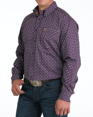 Men’s Classic Fit Button-Down Western Shirt