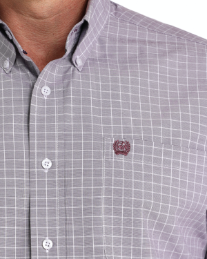 Men’s Classic Fit Button-Down Western Shirt