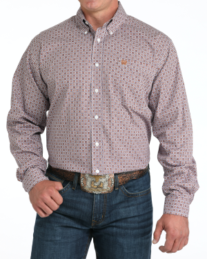 Men’s Classic Fit Button-Down Western Shirt