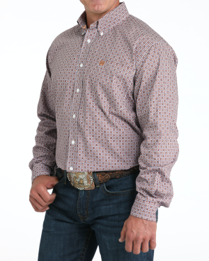 Men’s Classic Fit Button-Down Western Shirt