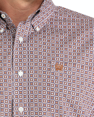 Men’s Classic Fit Button-Down Western Shirt