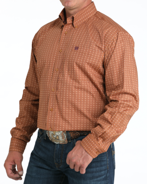 Men’s Classic Fit Button-Down Western Shirt