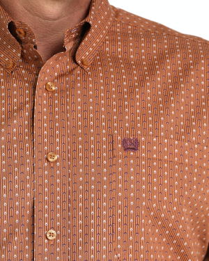 Men’s Classic Fit Button-Down Western Shirt