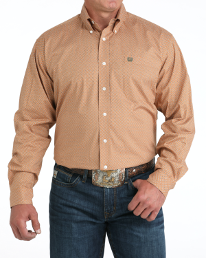 Men’s Stretch Classic Fit Button-Down Western Shirt