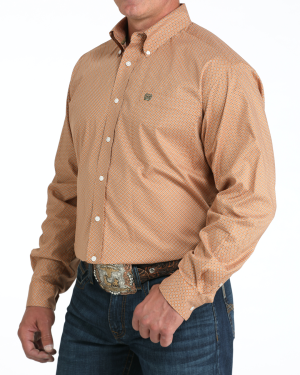 Men’s Stretch Classic Fit Button-Down Western Shirt
