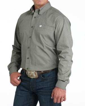Men’s Classic Fit Button-Down Western Shirt