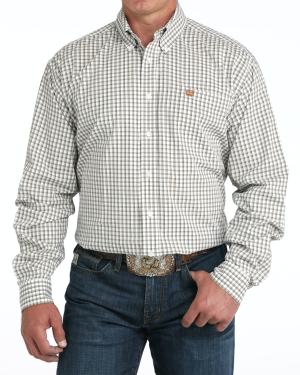 Men’s Stretch Classic Fit Button-Down Western Shirt