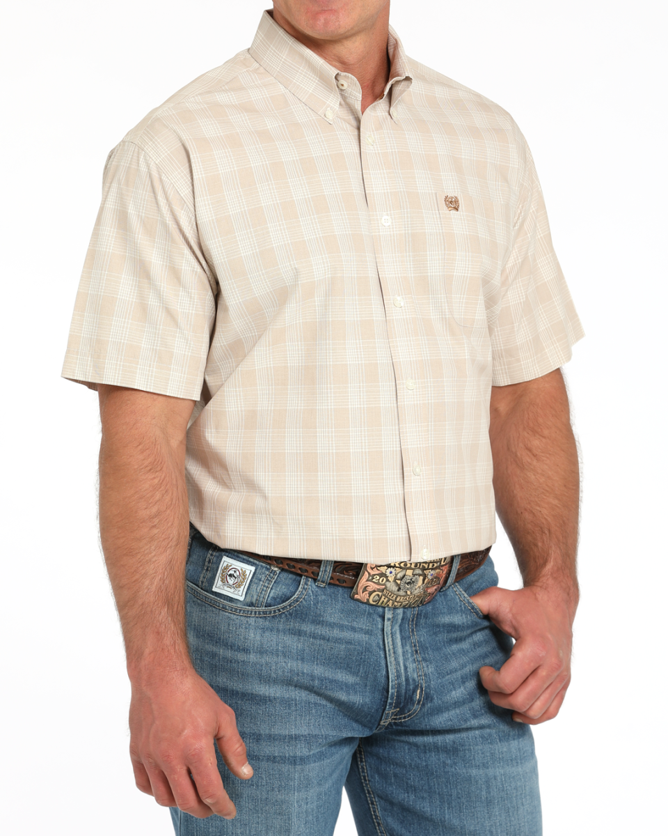 Men's Classic Fit Button-Down Western Shirt