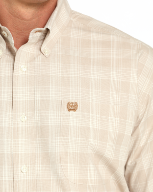 Men’s Classic Fit Button-Down Western Shirt