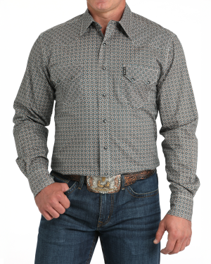 Men’s Modern Fit Snap Front Western Shirt