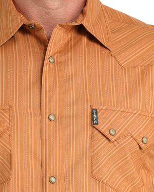 Men’s Modern Fit Snap Front Western Shirt