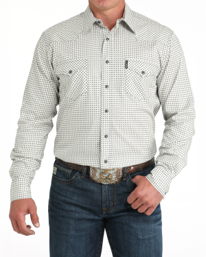 Men’s Modern Fit Snap Front Western Shirt