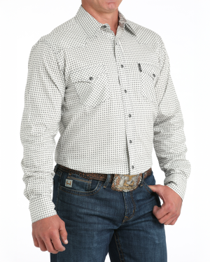 Men’s Modern Fit Snap Front Western Shirt